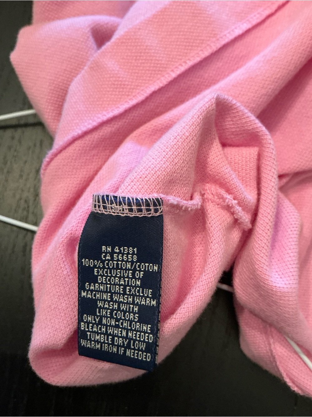 NWT SZ XS. Ralph Lauren women’s Cotton Pink Polo Shirt - Picture 4 of 4